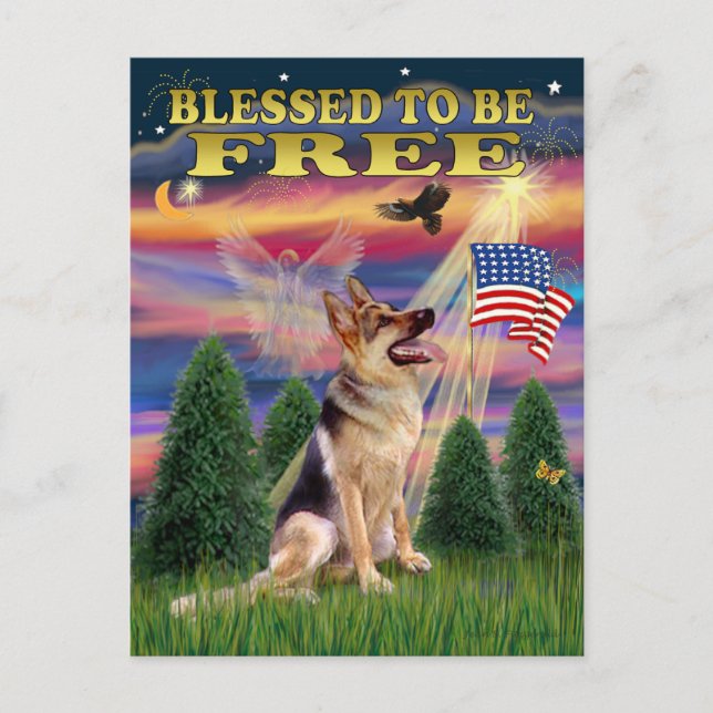 German Shepherd #1 Postcard (Front)