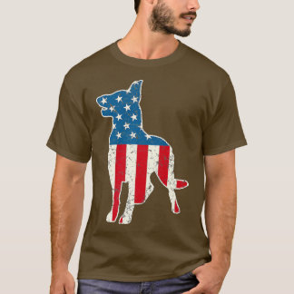 German Shepherd 4th of July Dog Lover Gift Men Ame T-Shirt