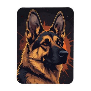 🐕 German Shepherd Accessories For Dog Lovers 🐕 Magnet