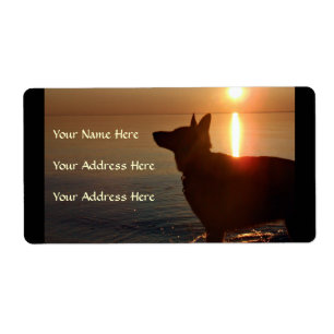 German Shepherd Address Labels