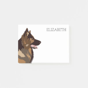 German Shepherd Alsatian Post-it Notes