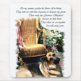 German Shepherd Art Gifts Mouse Pad