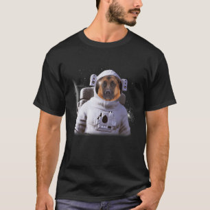 German Shepherd Astronaut Deep In Space Cosmic T-Shirt