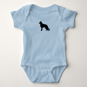 German Shepherd Baby Bodysuit