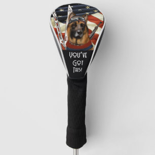 GERMAN SHEPHERD BIATHLON  GOLF HEAD COVER