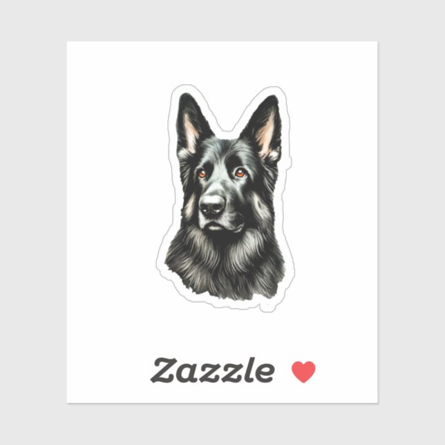 German Shepherd Black and Tan (Sheet)