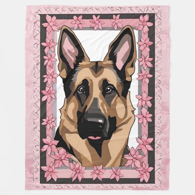 German Shepherd Blanket (Front)