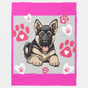 German Shepherd Blanket