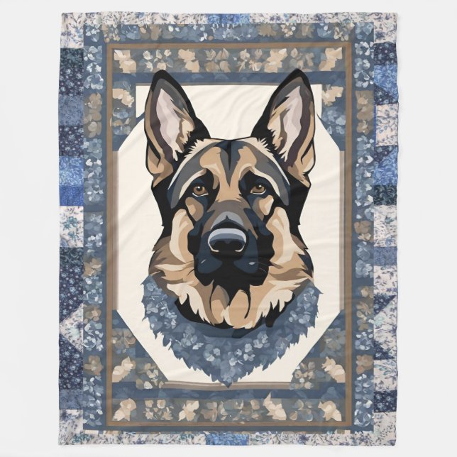 German Shepherd Blanket (Front)