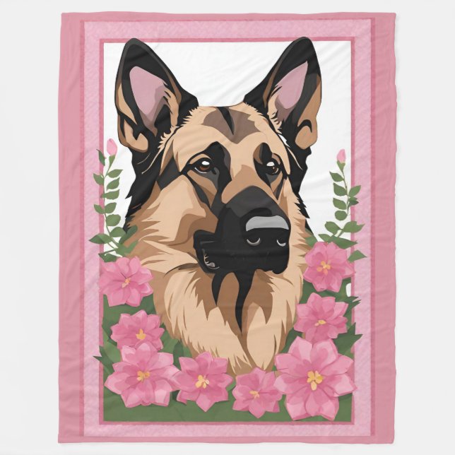 German Shepherd Blanket (Front)
