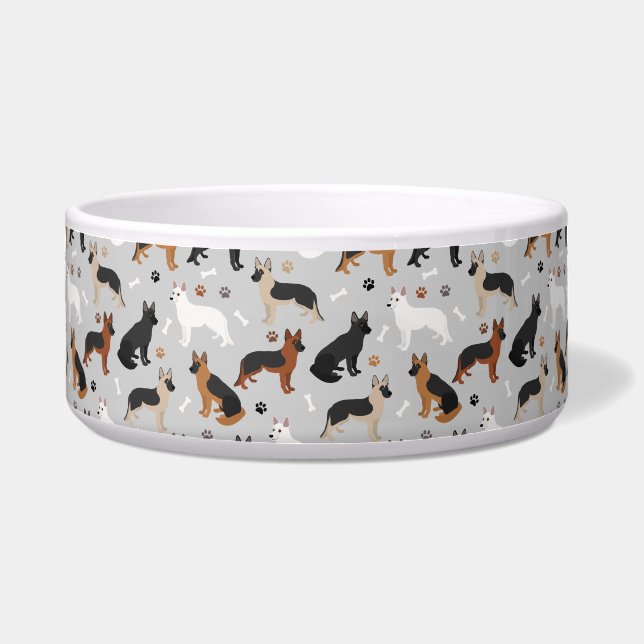 German Shepherd Bones and Paws (Front)