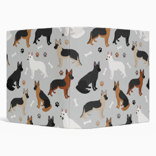 German Shepherd Bones and Paws Binder