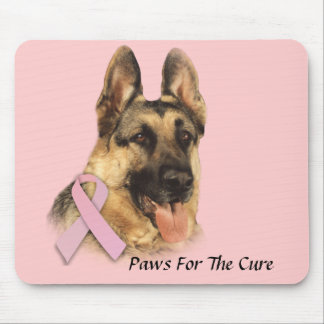 German Shepherd Breast Cancer Mousepad
