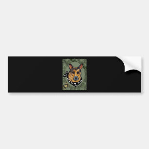 GERMAN SHEPHERD BUMPER STICKER
