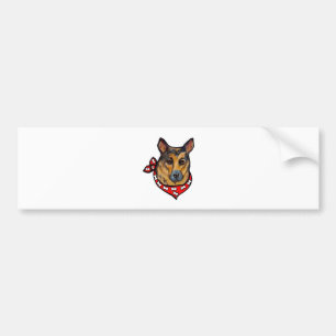 GERMAN SHEPHERD BUMPER STICKER