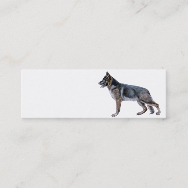 German Shepherd business Card (Front)