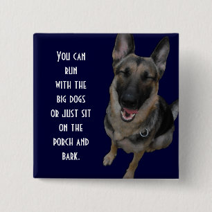 German Shepherd Button