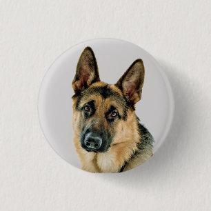 German Shepherd Button