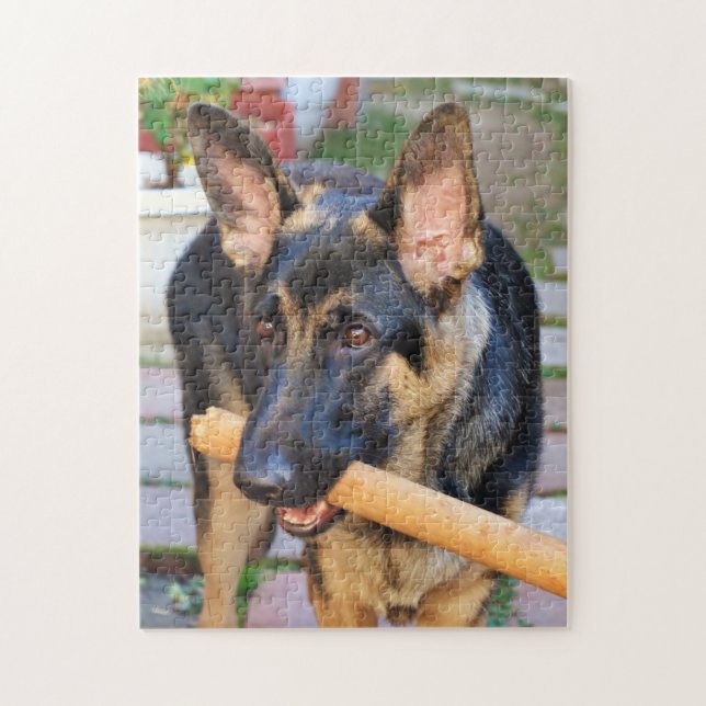 German Shepherd by Shirley Taylor Jigsaw Puzzle (Vertical)