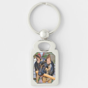 German Shepherd by Shirley Taylor Keychain