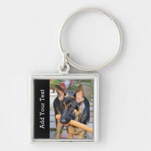 German Shepherd by Shirley Taylor Keychain