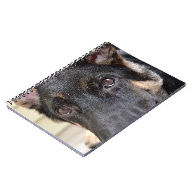 German Shepherd by Shirley Taylor Notebook (Left Side)