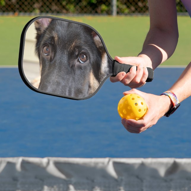 German Shepherd by Shirley Taylor Pickleball Paddle (Insitu)