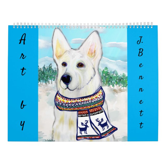 German Shepherd Calendar (Back)