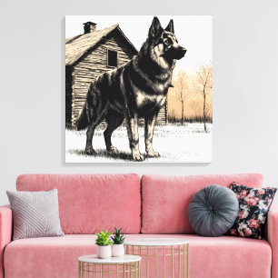 German Shepherd Canvas Print