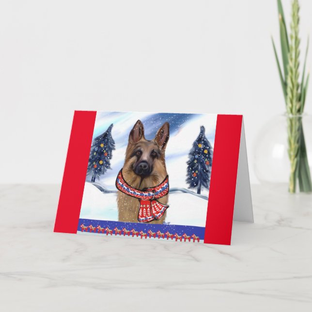 GERMAN SHEPHERD CARD (Front)