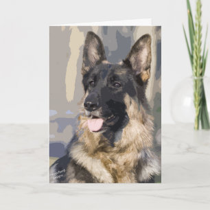 German Shepherd Card