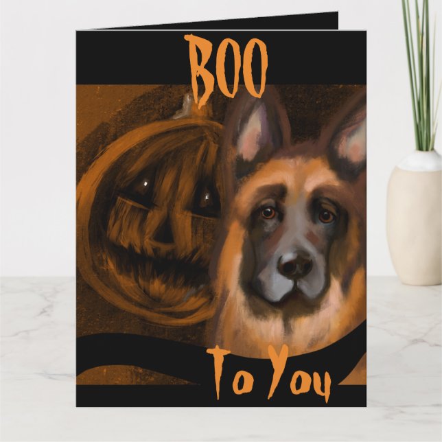 German Shepherd  Card (Front)