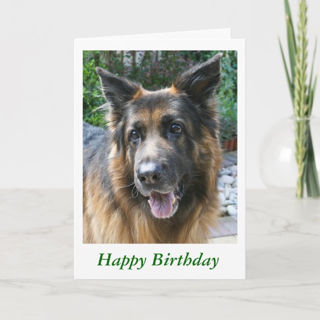 German Shepherd Card (Front)