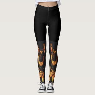 GERMAN SHEPHERD CHIEN leggings