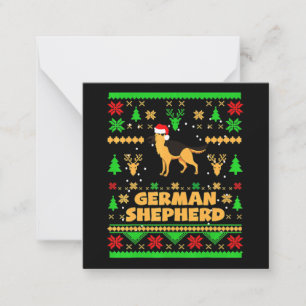 German Shepherd Christmas Card