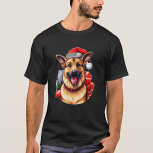 German Shepherd Christmas German Shepherd Owners T-Shirt