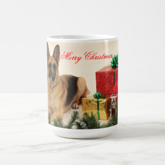 German Shepherd Christmas Mug