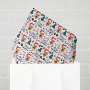 German Shepherd Christmas Tissue Paper