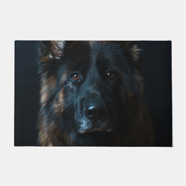 German Shepherd Close-up Doormat (Front)