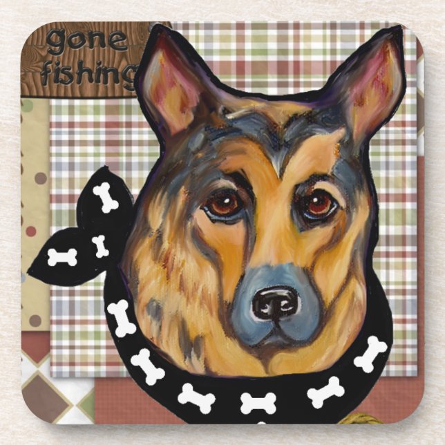 GERMAN SHEPHERD COASTER (Front)