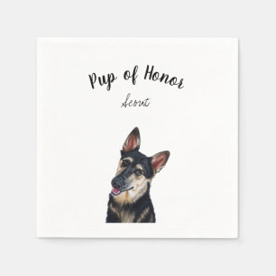 German Shepherd Cocktail Napkins