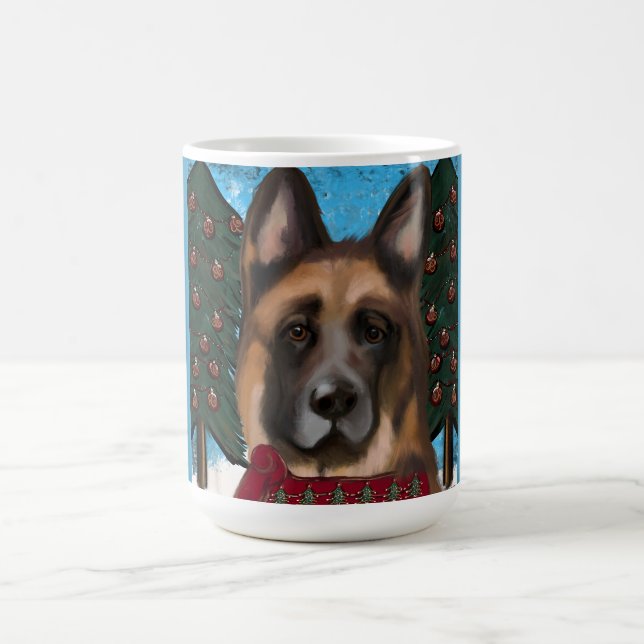 German Shepherd  Coffee Mug (Center)