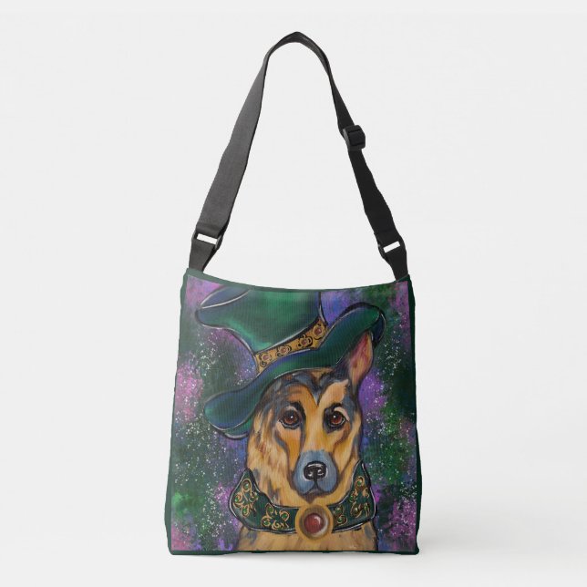German Shepherd        Crossbody Bag (Front)