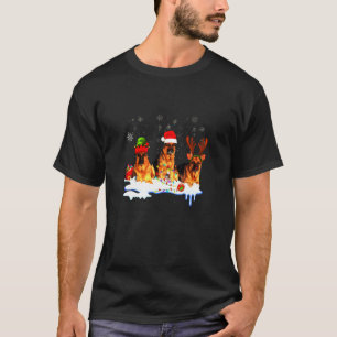 German Shepherd Cute Christmas T-Shirt