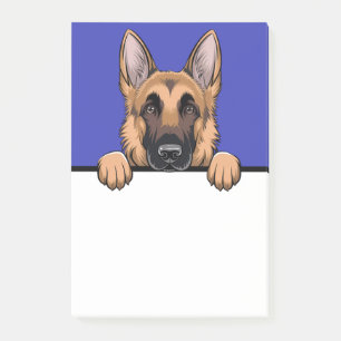 German Shepherd Cute GSD Puppy Dog Lover Gifts Post-it Notes