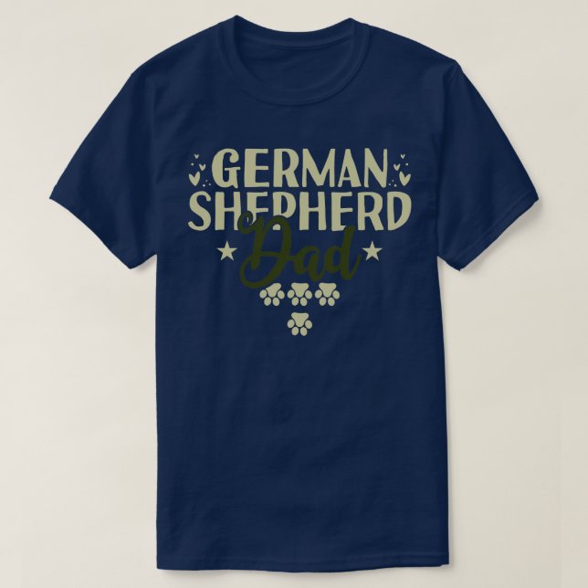 German Shepherd Dad 1 T-Shirt (Design Front)