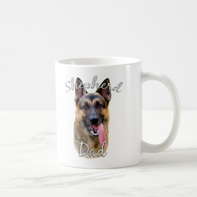 German Shepherd Dad 2 Coffee Mug (Right)