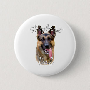 German Shepherd Dad 2 Inch Round Button
