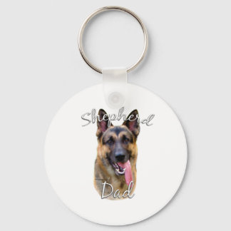 German Shepherd Dad 2 Keychain