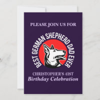 German Shepherd Dad Birthday Party 